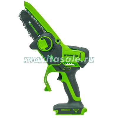 Цепная мини пила аккумуляторная Greenworks G24MCS10 24V без АКБ И ЗУ