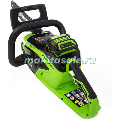 Цепная пила аккумуляторная GreenWorks GD40CS15 без АКБ и ЗУ