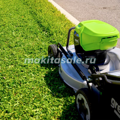 Газонокосилка аккумуляторная Greenworks LM221S, 82V без АКБ и ЗУ