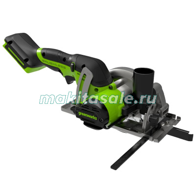 Циркулярная мини пила аккумуляторная Greenworks G24MCS 1501207, 24V, бесщеточная, без АКБ и ЗУ