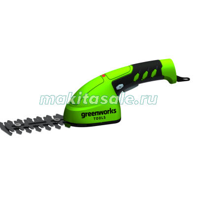 Greenworks 7,2V аккумуляторные садовые ножницы с встроенным аккумулятором 2 Ah и телескопической ручкой