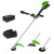 Триммер аккумуляторный Greenworks TB201H, 82V, с 1хАКБ 5 Ач и ЗУ