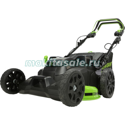 Газонокосилка аккумуляторная Greenworks TwinForce, 82V, 61 см, самоходная, бесщеточная, без АКБ и ЗУ
