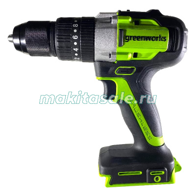 Дрель-шуруповерт ударная аккумуляторная Greenworks GD24DD60 с АБ 2А.ч и ЗУ