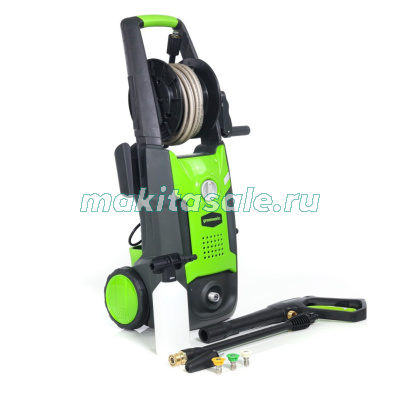 Мойка высокого давления электрическая Greenworks GPWG4II, 1800 Вт,  130 бар