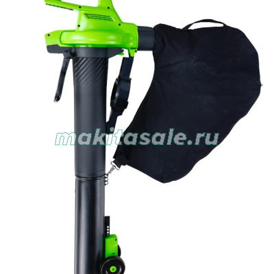 Воздуходув-Садовый Пылесос аккумуляторный Greenworks 40V GD40BVIIK4  с АКБ 4 Ач и ЗУ