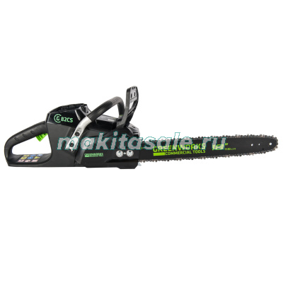 Цепная пила аккумуляторная Greenworks GС82CSK25, 82V, с 1хАКБ 2.5 А.ч. и ЗУ