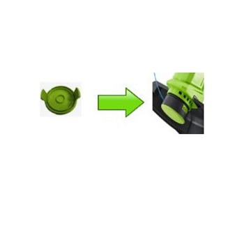 Крышка головки триммера пластиковая Greenworks, 71 мм