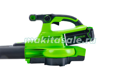 Воздуходув-Садовый Пылесос аккумуляторный Greenworks 40V GD40BVIIK4  с АКБ 4 Ач и ЗУ