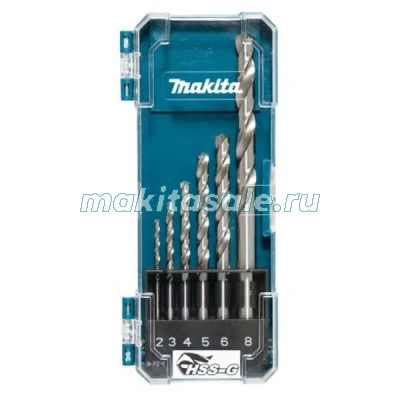 Набор сверл по металлу 6 шт Makita D-75742