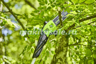 Сучкорез Greenworks GD60PST25, 60v, 25 см, без АКБ и ЗУ (аккумуляторный)