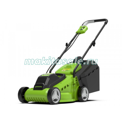 Газонокосилка аккумуляторная Greenworks G24LM33K2 24V 33см c АКБ 2 АЧ и ЗУ