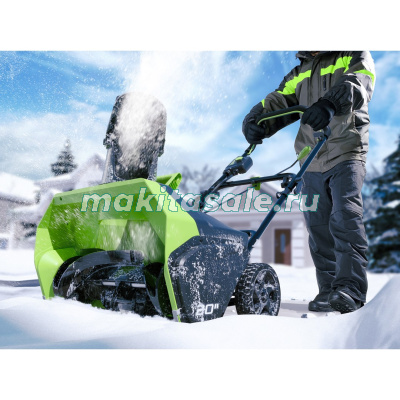 Снегоуборщик аккумуляторный Greenworks GD60STK6