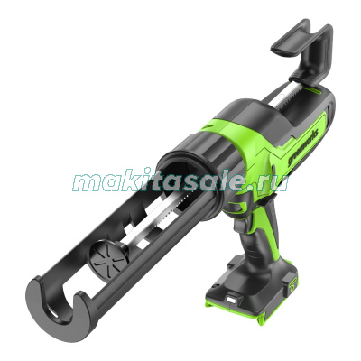 Пистолет для герметиков аккумуляторный Greenworks G24CAU, 24V, c 1хАКБ 2Ач и ЗУ
