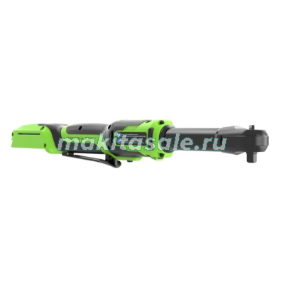 Гайковерт-трещотка Greenworks GD24RW, 24V, бесщеточная, 1/2", 80Нм, редуктор 70 мм, без АКБ и ЗУ с сумкой