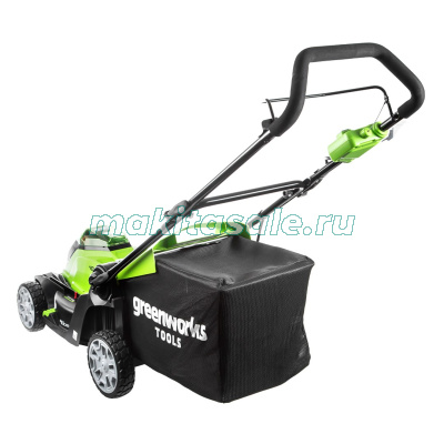 Газонокосилка аккумуляторная Greenworks , 40V, G40LM41K4,  40 см, c 1хАКБ 4 А.ч и ЗУ