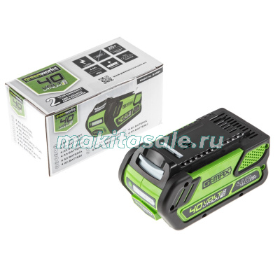 Триммер аккумуляторный Greenworks 40V GD40BCK4 40 см с 1 АКБ 4 АЧ и ЗУ