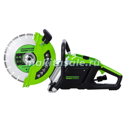 Бетонорез аккумуляторный Greenworks Арт.2009007, 82V, 3,2КВт, без АКБ И ЗУ