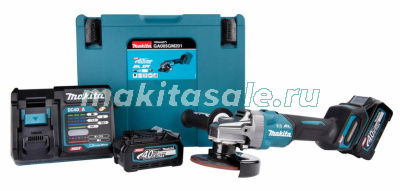 Аккумуляторная угловая шлифмашина XGT Makita GA013GU201