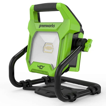 LED-прожектор Greenworks G40WLH с гибридным питанием, 40V / 220V, 1000/2000 лм, без АКБ и ЗУ