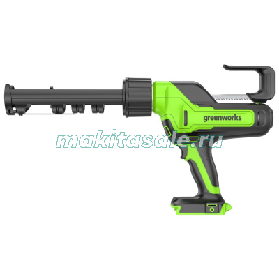 Пистолет для герметиков аккумуляторный Greenworks G24CAU, 24V, c 1хАКБ 2Ач и ЗУ
