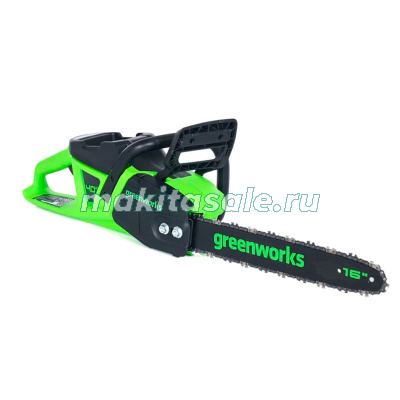 Цепная пила аккумуляторная Greenworks GD40CS20XK4 2008807UB, 40V, 40 см, 2000 Вт, бесщеточная,   c 1хАКБ 4 Ач И ЗУ