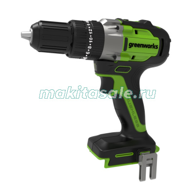 Дрель-шуруповерт ударная аккумуляторная Greenworks 24V GD24DD60 без АКБ и ЗУ