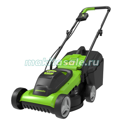 Газонокосилка аккумуляторная Greenworks G24LM33K2 24V 33см c АКБ 2 АЧ и ЗУ