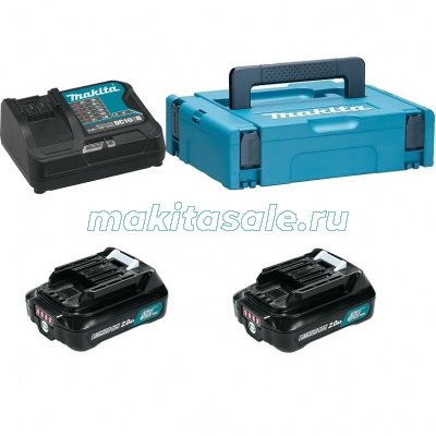 Набор аккумуляторов и зу в кейсе MKP1SA122 Makita 197658-5