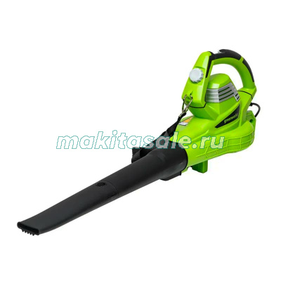 Воздуходувка-пылесос садовый электрический Greenworks BL3000, 220 В, 3000 Вт