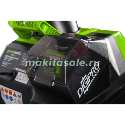Снегоуборщик аккумуляторный Greenworks GD40STK4 (GD40SB) c аккумулятором 4 а/ч и ЗУ