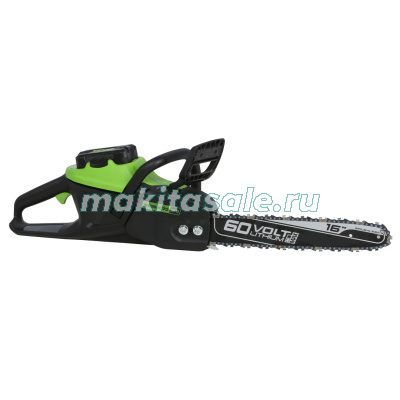 Цепная пила аккумуляторная GreenWorks GD60CS40, 60V, без АКБ и ЗУ