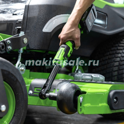 Гайковерт-трещотка Greenworks GD24RW, 24V, бесщеточная, 1/2", 80Нм, редуктор 70 мм, без АКБ и ЗУ с сумкой