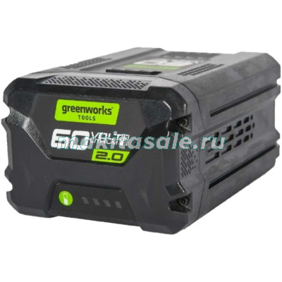 Аккумулятор GreenWorks G60B2, 60V, 2 Ач