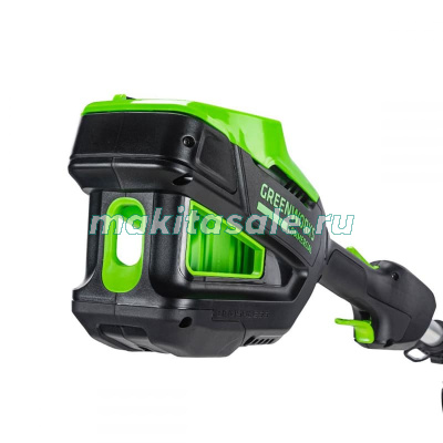 Триммер Greenworks 82V (40 см) бесщеточный аккумуляторный с 2.5 Ач АКБ и ЗУ