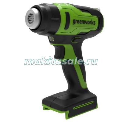 Строительный фен аккумуляторный Greenworks, G24HG, 24V, без АКБ и ЗУ