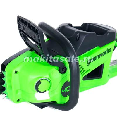 Цепная пила аккумуляторная Greenworks GD40CS20XK4 2008807UB, 40V, 40 см, 2000 Вт, бесщеточная,   c 1хАКБ 4 Ач И ЗУ
