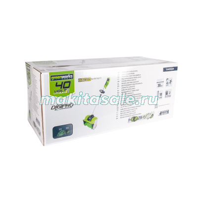 Снегоуборщик аккумуляторный G-MAX 40V GREENWORKS GD40SSK2 с 1хАКБ 2 А.ч и ЗУ
