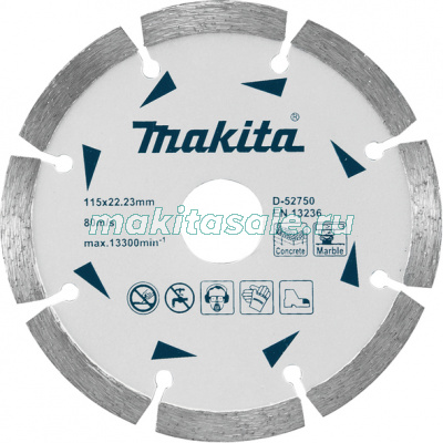 Алмазный диск Makita D-52750