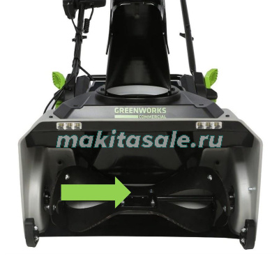 Снегоуборщик аккумуляторный Greenworks, 82V, 56 см, бесщеточный, c АКБ 8Ач и ЗУ
