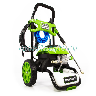 Мойка высокого давления электрическая Greenworks, 1800 Вт, 140 бар