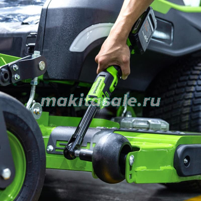Гайковерт-трещотка удлиненная аккумуляторная Greenworks GD24RWX 24V, 1/2, бесщеточная, без АКБ и ЗУ