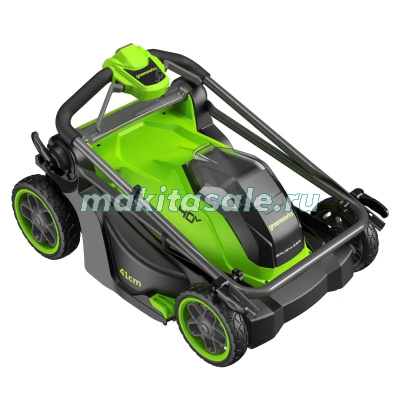 Газонокосилка аккумуляторная Greenworks GD40LM411, 40V, 41 см, без АКБ и ЗУ