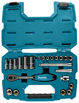 Набор ключей и головок  Makita B-65573