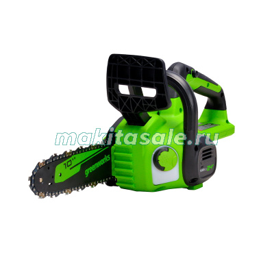 Цепная пила аккумуляторная GreenWorks G24CS25K4