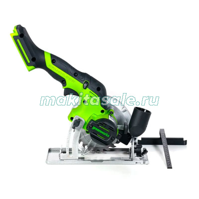 Циркулярная мини пила аккумуляторная Greenworks G24MCS 1501207, 24V, бесщеточная, без АКБ и ЗУ