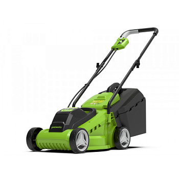 Газонокосилка аккумуляторная Greenworks G24LM33K2 24V 33см c АКБ 2 АЧ и ЗУ