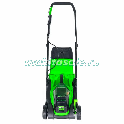 Газонокосилка аккумуляторная Greenworks GD24LM33 2516107,  24V, 33 см, бесщеточная, без АКБ и ЗУ