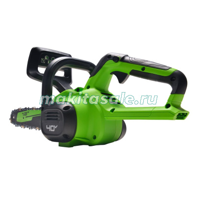 Цепная пила аккумуляторная Greenworks G40CS30II, 40V, 30 см,  с 1* АКБ 2АЧ и ЗУ