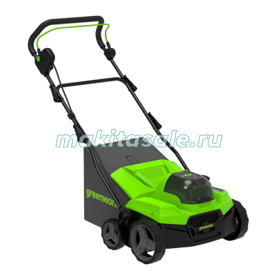 Аэратор-скарификатор аккумуляторный Greenworks GD40SC38II 2517607, 40V, бесщеточный, без АКБ и ЗУ